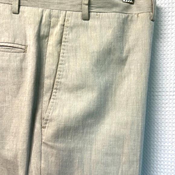 Canali Pants Used Mens Canali Casual Pants Size 34 Oat Beige Weave